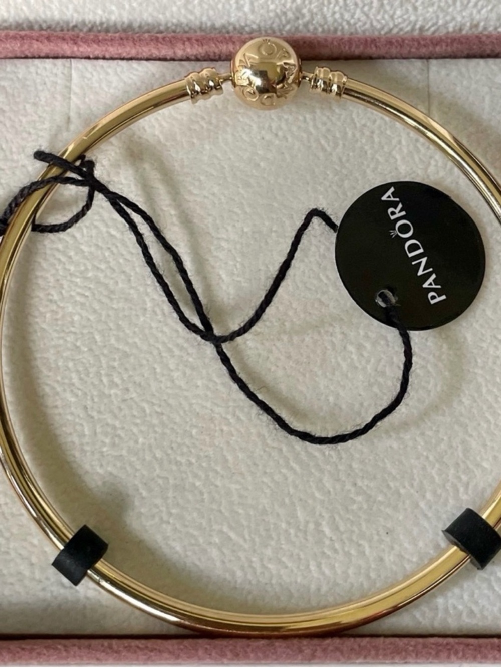 New Authentic Pandora 14K Solid
Gold Bangle Bracelet 8.3"